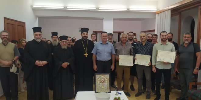 Αγιασμός και απονομή πτυχίων στην Σχολή Βυζαντινής Μουσικής της Μητρόπολης Κυδωνίας
