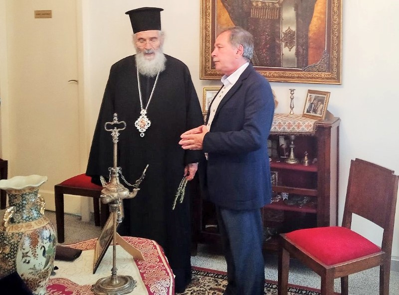 Ο Δήμαρχος Καλυμνίων επισκέφθηκε τον Μητροπολίτη Λέρου