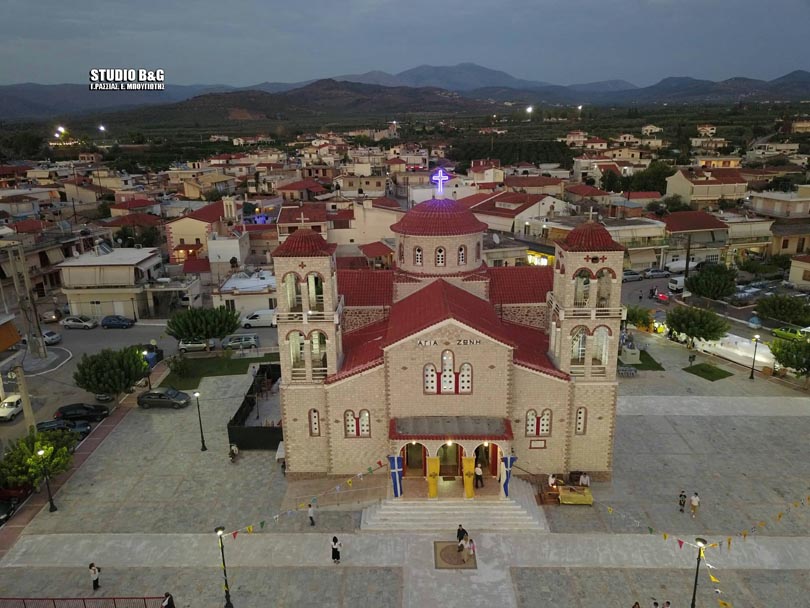 Η Τίμια Κάρα του Αγίου Γεωργίου για πρώτη φορά στην Αργολίδα – Υποδοχή στον Ι.Ν. Παναγίας στην Νέα Τίρυνθα Ναυπλίου