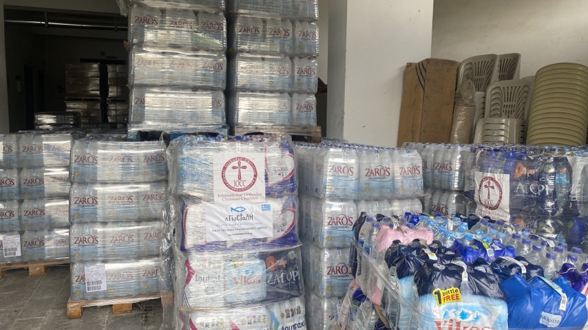 50.000 λίτρα εμφιαλωμένου νερού από την  «ΑΠΟΣΤΟΛΗ» στην Μητρόπολη Δημητριάδος για τους πλημμυροπαθείς του Βόλου