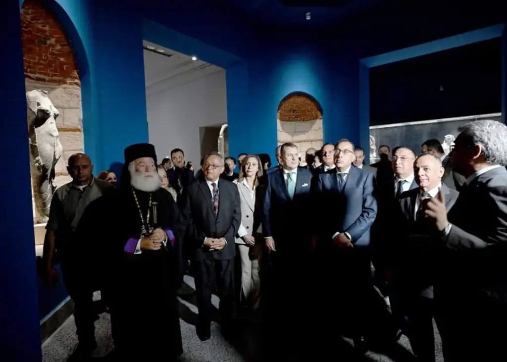 Ο Πατριάρχης Θεόδωρος στα εγκαίνια του Ελληνορωμαϊκού Μουσείου Αλεξανδρείας