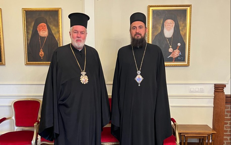 Ο Επίσκοπος Δυτικής Ευρώπης Ιουστίνος στον Μητροπολίτη Βελγίου