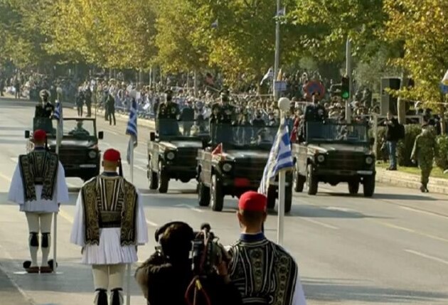 Δείτε την στρατιωτική παρέλαση της 28ης Οκτωβρίου στη Θεσσαλονίκη