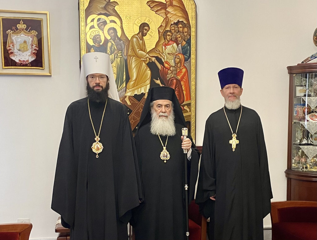 Επίσκεψη εργασίας του Μητροπολίτη Βολοκολάμσκ στους Αγίους Τόπους