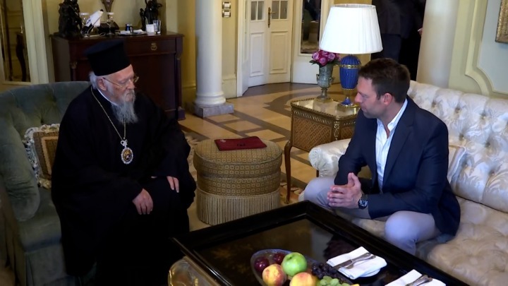 Συνάντηση του Οικουμενικού Πατριάρχη με τον Στέφανο Κασσελάκη