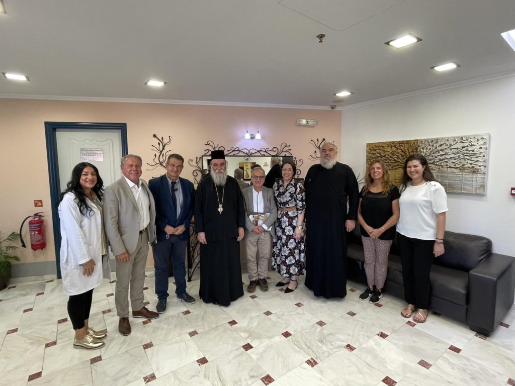 Ο Κοσμήτορας της Ιατρικής Σχολής του Πανεπιστημίου Κρήτης στο Αννουσάκειο Ίδρυμα της Ι.Μ. Κισάμου