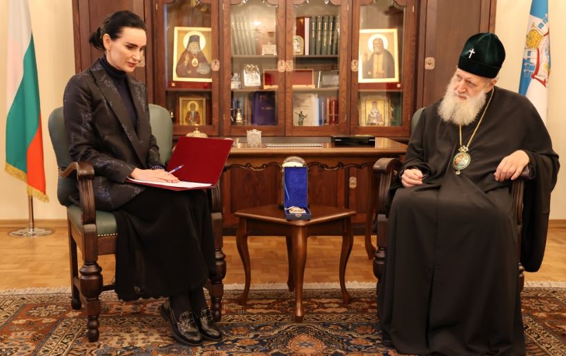 Ο Πατριάρχης Βουλγαρίας υποδέχθηκε την Πρέσβη της Ουκρανίας