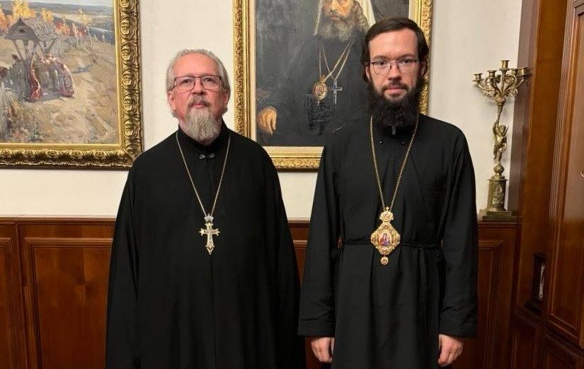 ﻿Митрополит Волоколамский Антоний встретился с представителем Патриарха Московского и всея Руси при Патриархе Болгарском