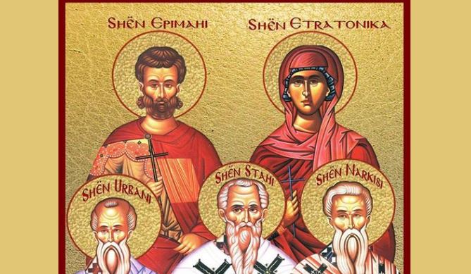 Apostujt Stahi, Apeli, Ampli, Narkisi, Urbani, Aristovuli nga të 70-t. Jakovi i Nisibit dhe i Mikdonisë