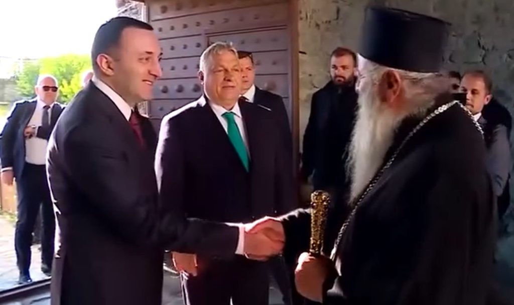 საქართველოსა და უნგრეთის პრემიერ-მინისტრები, ირაკლი ღარიბაშვილი და ვიქტორ ორბანი ალავერდის მონასტერს ესტუმრნენ.