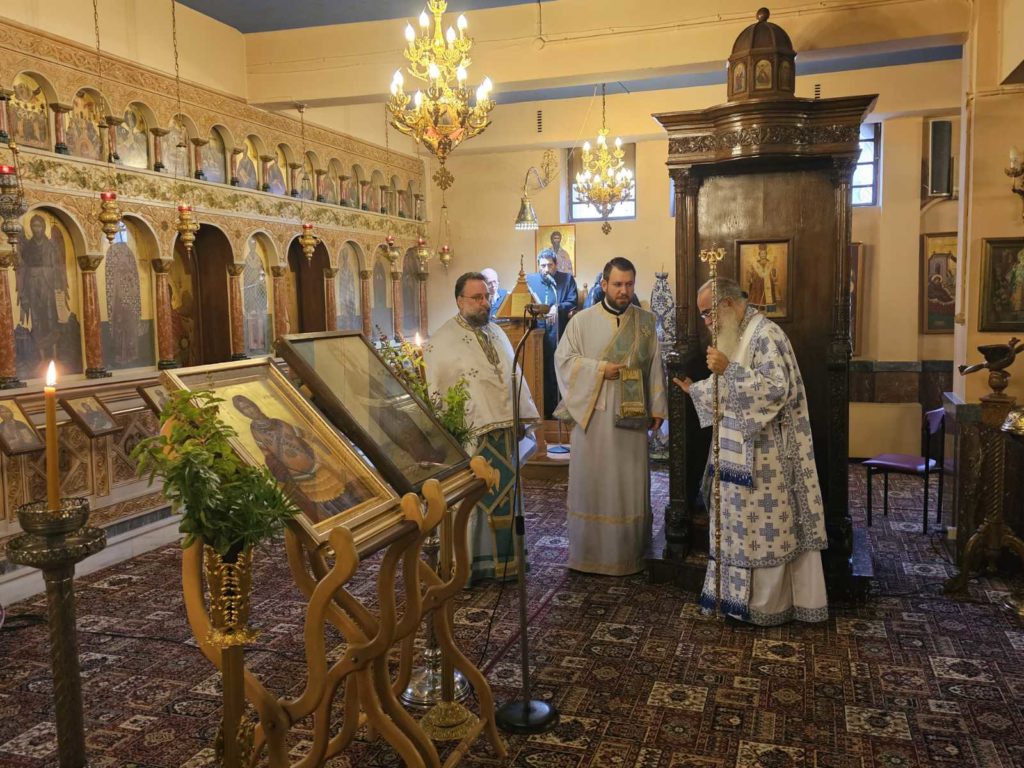 Δέηση για κατάπαυση του πολέμου στην Αγία Γη από την εκκλησιαστική κοινότητα Αγίας Μαρίνης Ηλιουπόλεως