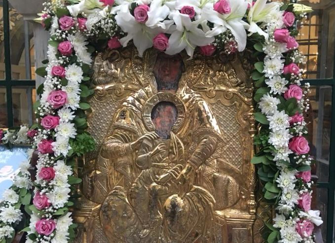 Υποδοχή της εικόνος της Παναγίας της Σηλυβριανής στα Κύμινα Θεσσαλονίκης