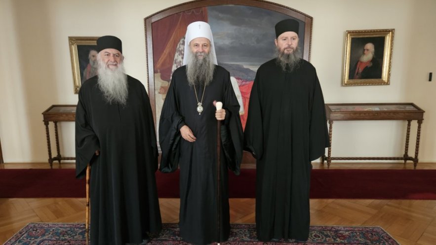 Στον Πατριάρχη Σερβίας ο Καθηγούμενος της Μονής Τιμίου Προδρόμου Έσσεξ και ο Αρχιμανδρίτης Ζαχαρίας