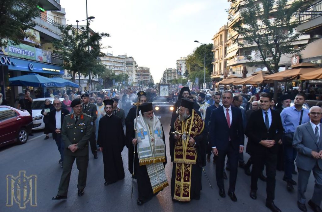 Η Εικόνα της Παναγίας “Κορωνιωτίσσης” στον Άγιο Δημήτριο Θεσσαλονίκης – Έναρξη εορταστικών εκδηλώσεων για τον Πολιούχο