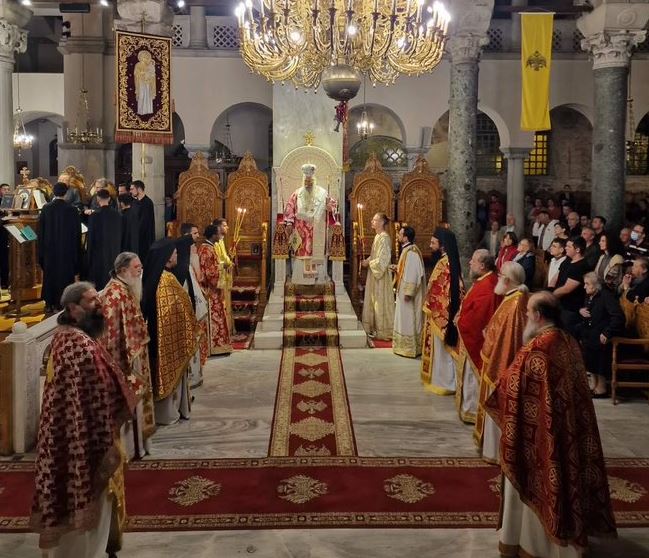 Προεόρτια Αρχιερατική Αγρυπνία στον Άγιο Δημήτριο Θεσσαλονίκης με τη συμμετοχή Νέων