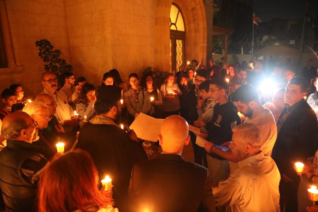 Προσευχή στις εκκλησίες της Ιορδανίας για ειρήνη στη Γάζα (ΦΩΤΟ)