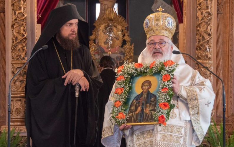 Ο Μητροπολίτης Διδυμοτείχου και ο Επίσκοπος Στοβίου στην εορτή του Οσιομάρτυρα Τιμοθέου του Εσφιγμενίτη