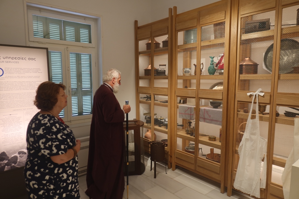 Στο Λαογραφικό Μουσείο Λυκείου Ελληνίδων Σύρου ο Μητροπολίτης Δωρόθεος