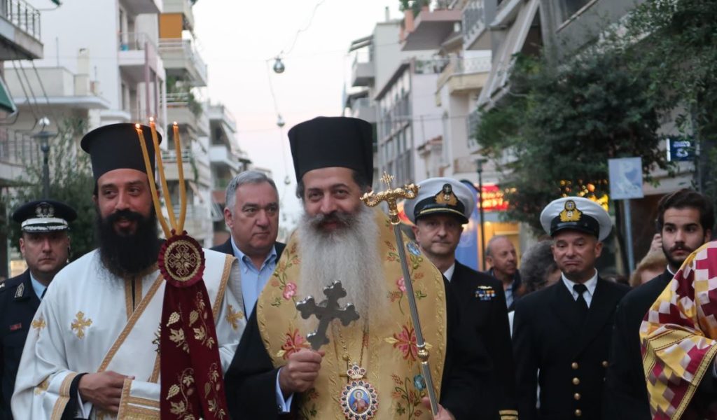 Φθιώτιδος Συμεών: «Ο Άγιος Δημήτριος είναι σύνδεσμος μεταξύ ουρανού και γης»