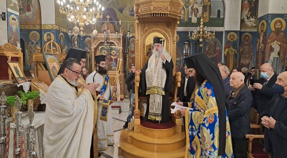 Μέγας Πανηγυρικός Εσπερινός Εισοδίων της Θεοτόκου ενώπιον της Παναγίας Μηλεσιώτισσας στο Μήλεσι