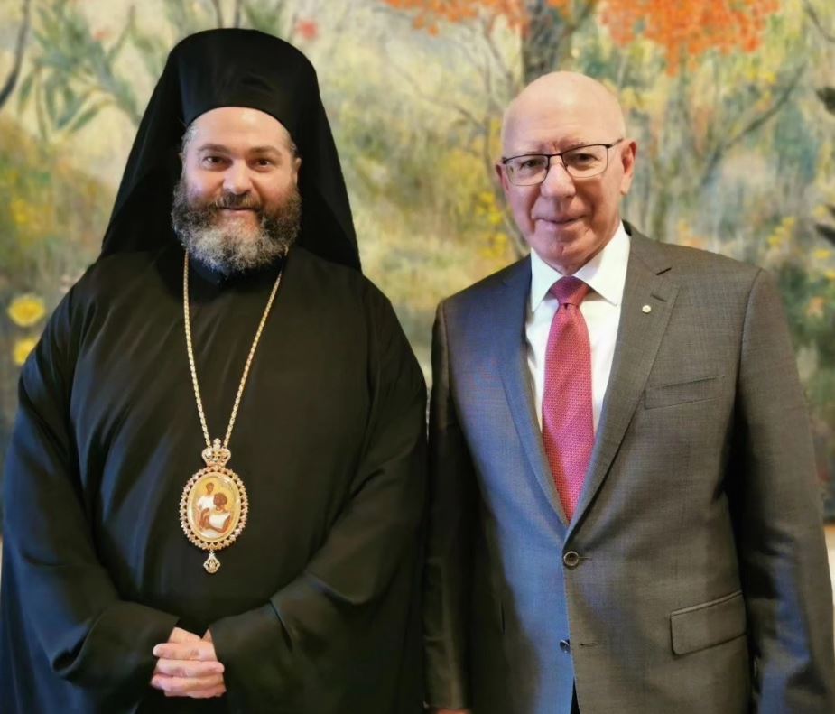 Ο Επίσκοπος Χαριουπόλεως επισκέφθηκε τον Γενικό Κυβερνήτη της Αυστραλίας