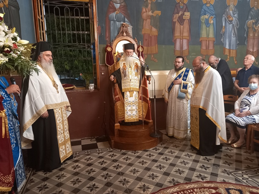 Μνήμη Αγίων Αναργύρων Κοσμά και Δαμιανού στην Ιερά Μητρόπολη Κορίνθου