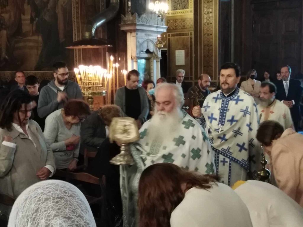 Ευλαβική προσευχή για το κατά Λουκάν Ευαγγέλιο H΄, στην Αγία Ζώνη Κυψέλης