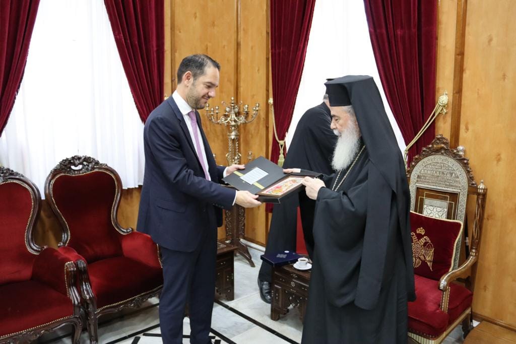 Τον Πατριάρχη Θεόφιλο επισκέφθηκε ο Γενικός Πρόξενος της Γαλλίας στα Ιεροσόλυμα