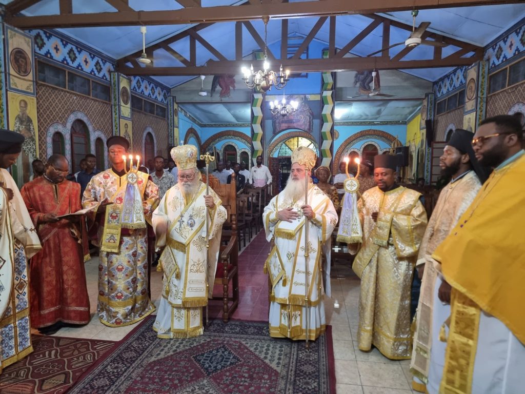 Αγρυπνία για την εορτή των Εισοδίων της Θεοτόκου στην Κινσάσα