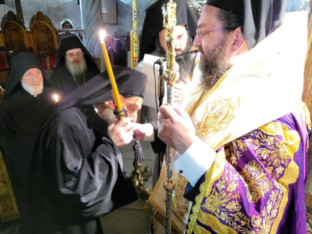 Μοναχική κουρά τέλεσε ο Μητροπολίτης Κιλκισίου στην Ιερά Μονή Αγίου Γεωργίου Λόφου