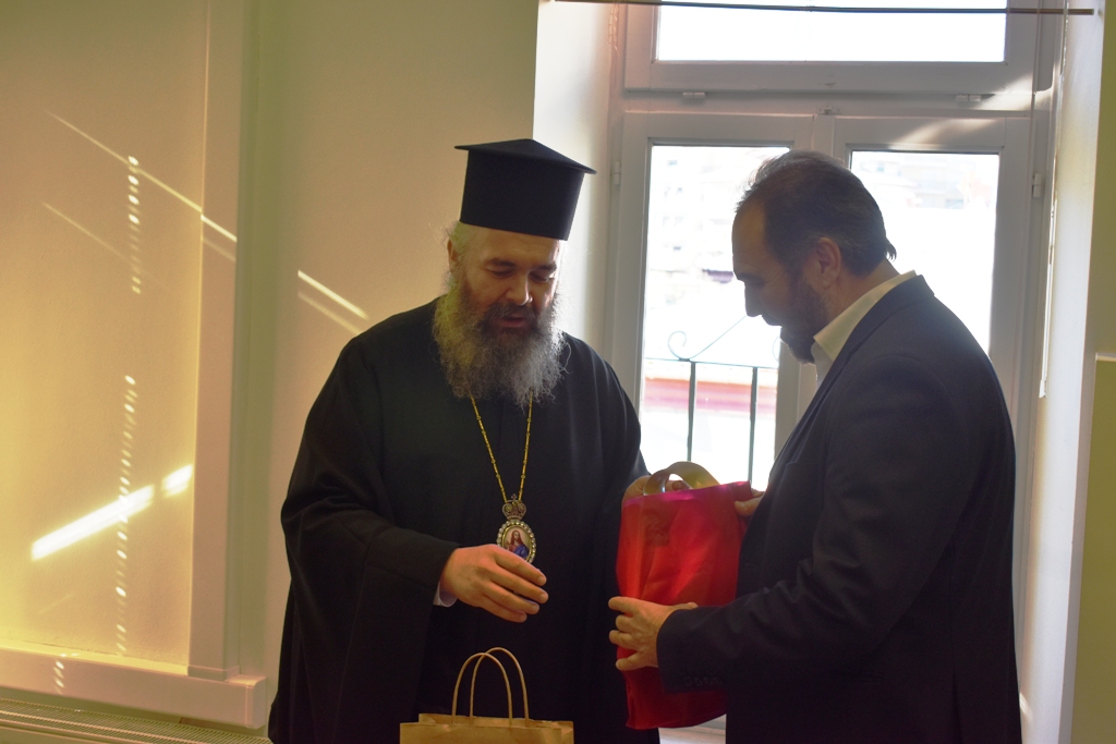 Συνάντηση του Μητροπολίτη Φλωρίνης Ειρηναίου με τον Δήμαρχο Φλώρινας