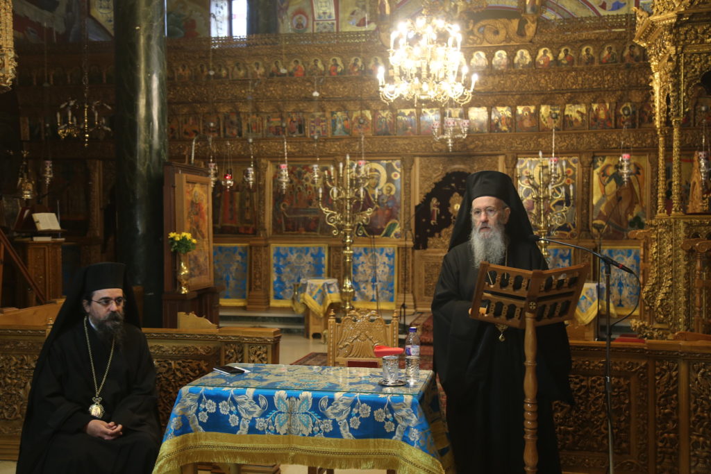 Ομιλίες του Μητροπολίτη Ναυπάκτου για τους Αγίους Νεκτάριο και Σιλουανό στην Ι.Μ. Καστορίας