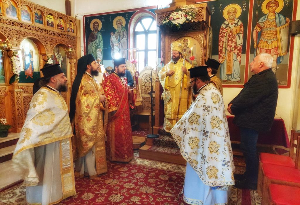 Ο Μητροπολίτης Μαρωνείας στον πανηγυρίζοντα Ιερό Ναό Αγίας Αικατερίνης Ιμέρου