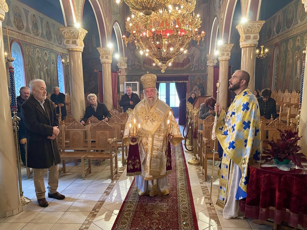 O Μητροπολίτης Ελευθερουπόλεως ιερούργησε στον Ιερό Ναό Αγίου Νέστορος Κοκκινοχωρίου