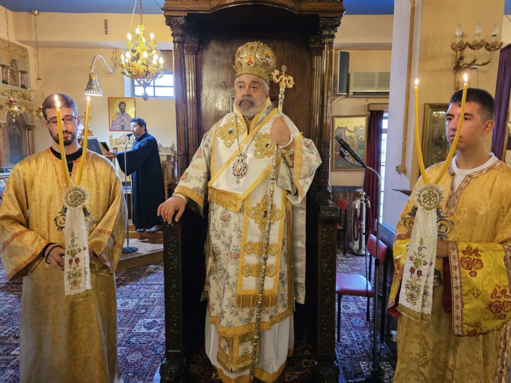 Ο Μητροπολίτης Ιταλίας στην Αγία Μαρίνα Ηλιουπόλεως