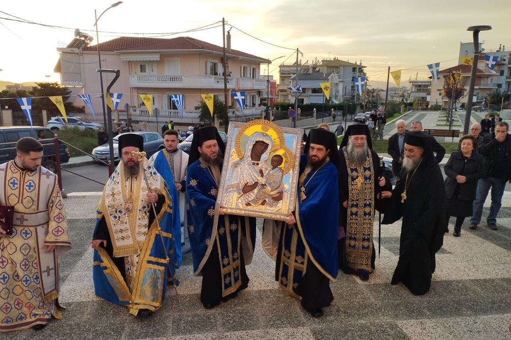 Αγρίνιο: Υποδοχή της Ι. Εικόνας της Παναγίας του Όρους των Ελαιών – Μητροπολίτης Δαμασκηνός: “Προσευχόμαστε για την προστασία των Παναγίων Προσκυνημάτων”