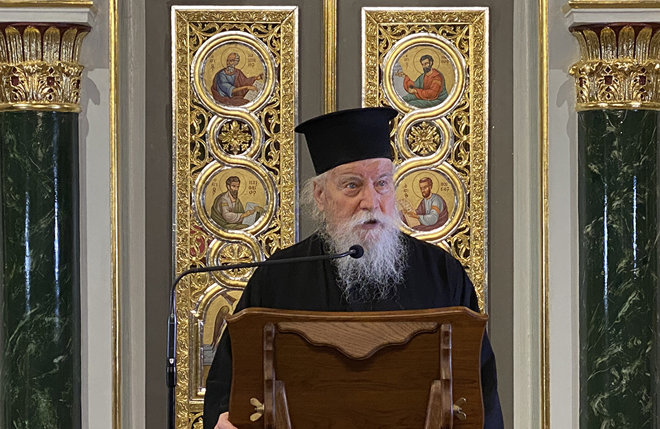 Ομιλία του Αρχιμανδρίτη π. Δανιήλ Αεράκη με θέμα «Ο Σταυρός του Παύλου»