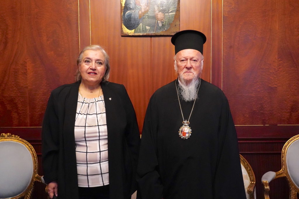 Η υφυπουργός Eξωτερικών της Ελλάδος στο Οικουμενικό Πατριαρχείο