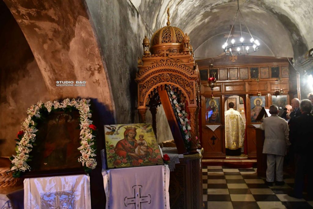 Πανηγυρίζει το ιστορικό εκκλησάκι του Αγίου Ανδρέα στο Παλαμήδι του Ναυπλίου