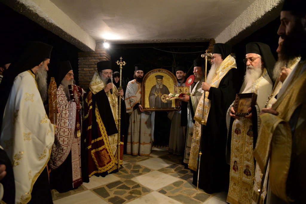 The First Vespers Service in memory of Saint Gervasios, in Patras
