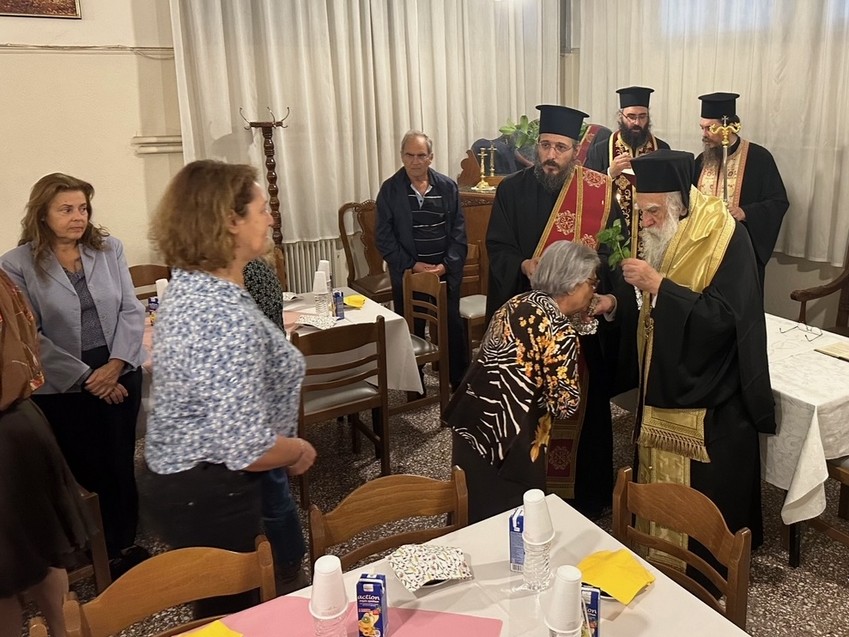 Αγιασμό του συσσιτίου του Ιδρύματος του Αγίου Ανδρέα τέλεσε ο Μητροπολίτης Νέας Σμύρνης