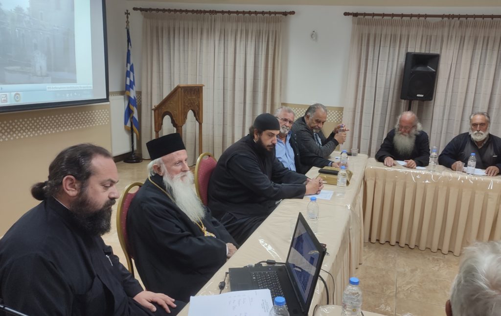 Συνάντηση του Μητροπολίτη Ειρηναίου με τους Εφημέριους του Δήμου Αμαρίου με θέμα την επαναλειτουργία της Μονής Ασωμάτων