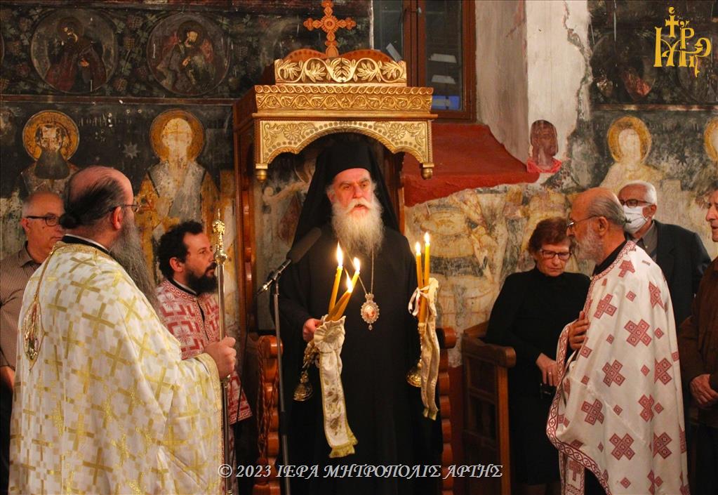 Πανηγυρικός Εσπερινός Παμμεγίστων Ταξιαρχών στην Ενορία Λουτροτόπου Άρτης