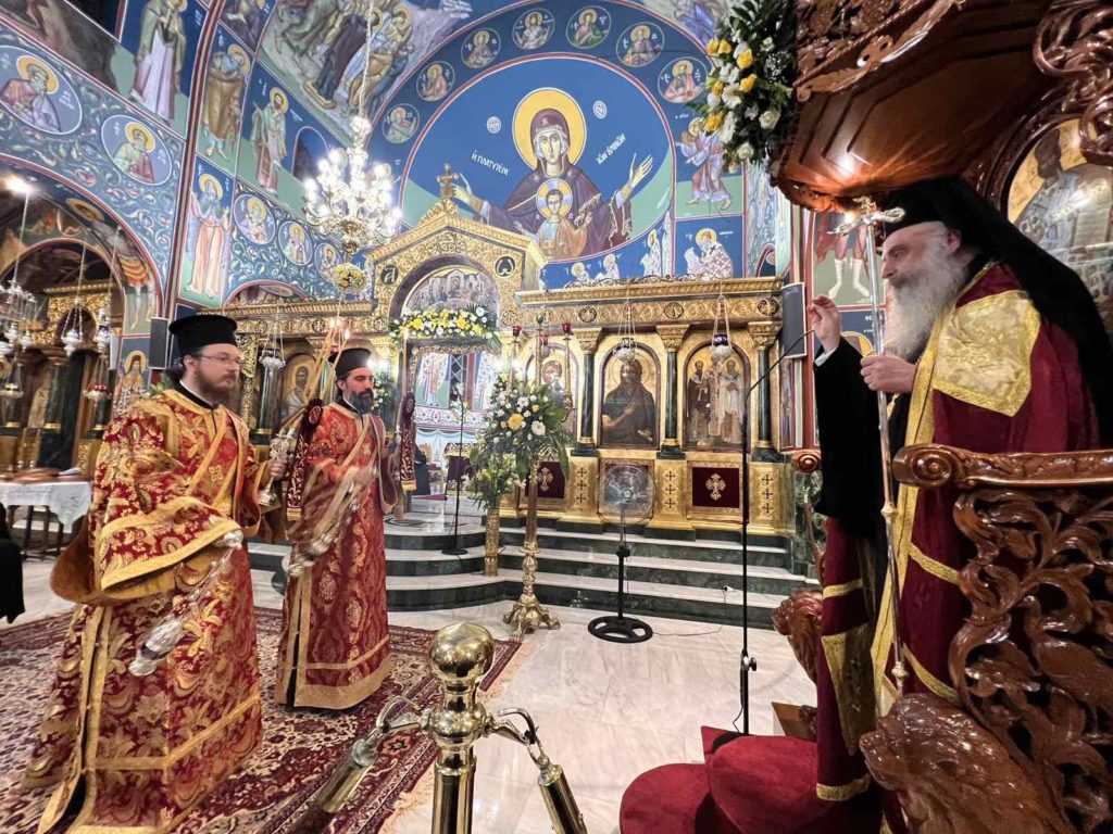 Πολυαρχιερατικός Εσπερινός Αγίου Γεωργίου Νεαπολίτου, Πολιούχου της Μητροπόλεως Νέας Ιωνίας