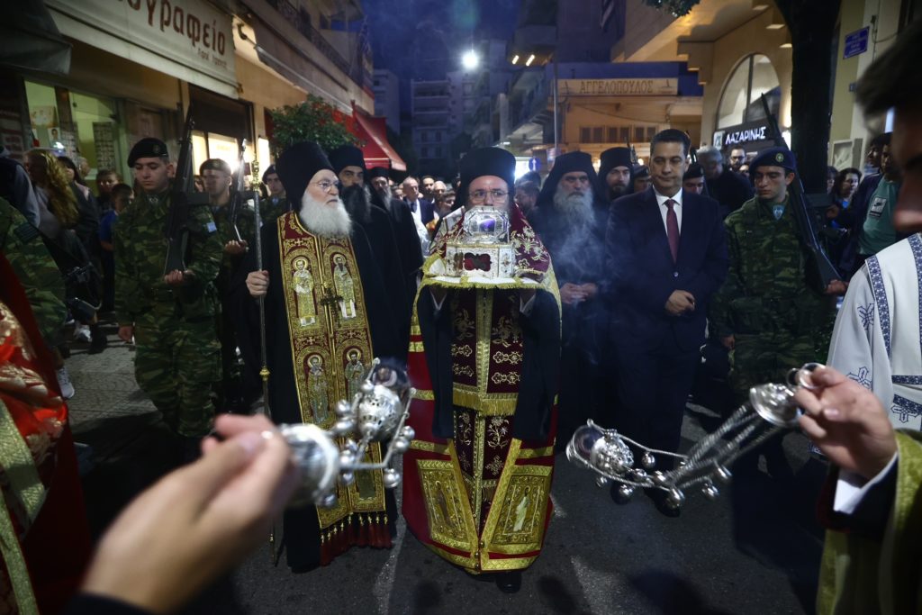 Αποστολή στο Αγρίνιο: Yποδοχή της Τιμίας Κάρας του Αγίου Ιωάννου του Χρυσοστόμου από την Ιερά Μεγίστη Μονή Βατοπαιδίου (ΒΙΝΤΕΟ – ΦΩΤΟ)