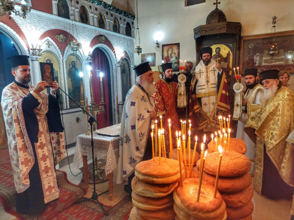 Η εορτή των Αγίων Μηνά, Βίκτωρος και Βικεντίου στο παρεκκλήσι του Γηροκομείου Κομοτηνής