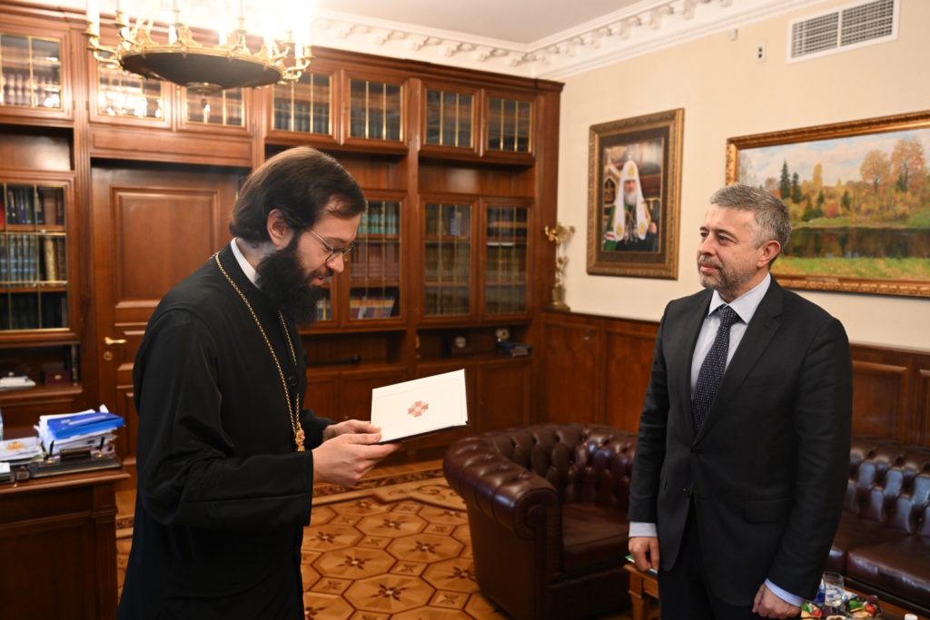 Патриаршая награда вручена российскому дипломату