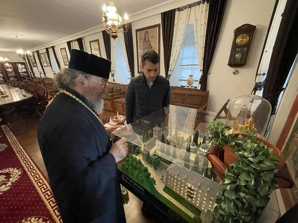 Secretarul de stat Ciprian Olinici a vizitat Schitul Românesc Prodromu din Sf. Munte Athos
