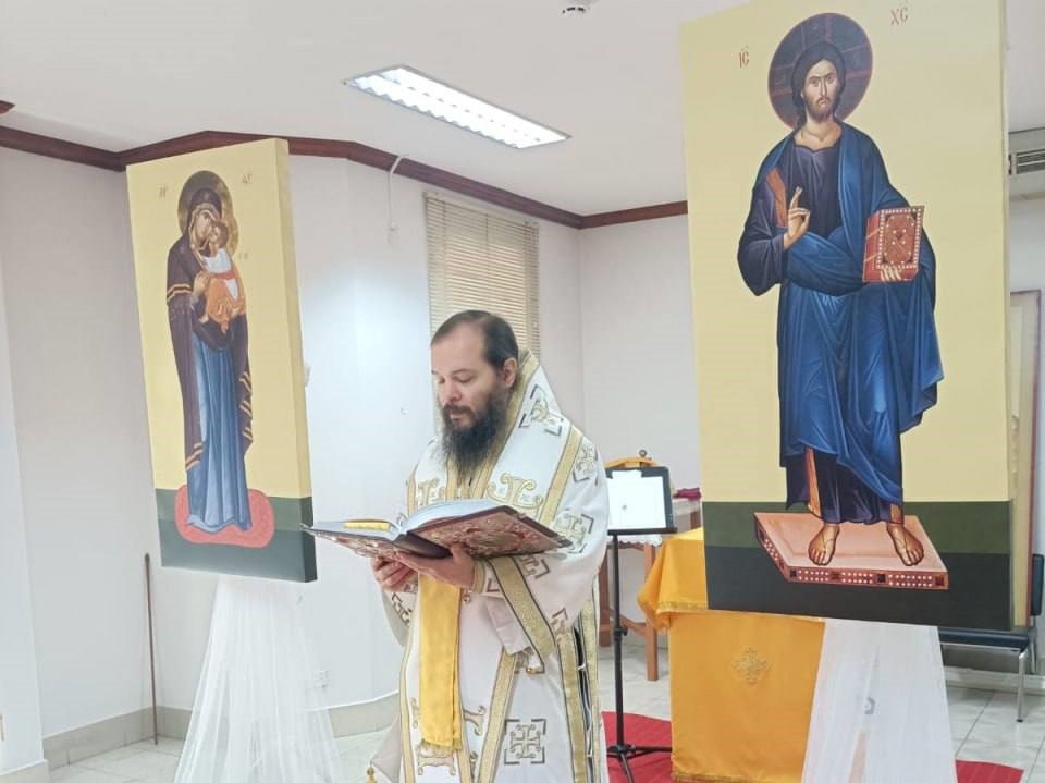 Епископ Джакартский Питирим совершил Божественную литургию в Лаосе