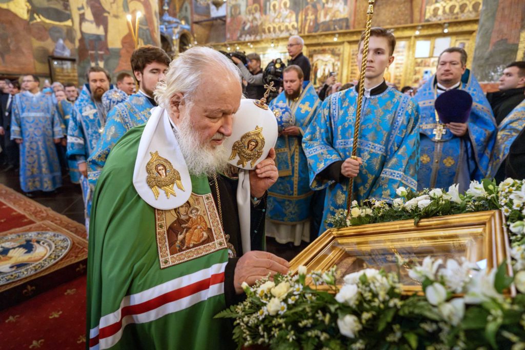 Слово Святейшего Патриарха Кирилла в праздник Казанской иконы Божией Матери после Литургии в Успенском соборе Московского Кремля